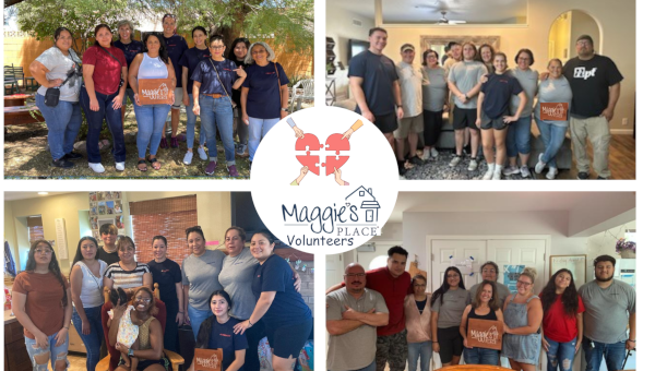 AmSafe employees volunteer at Maggie's Place